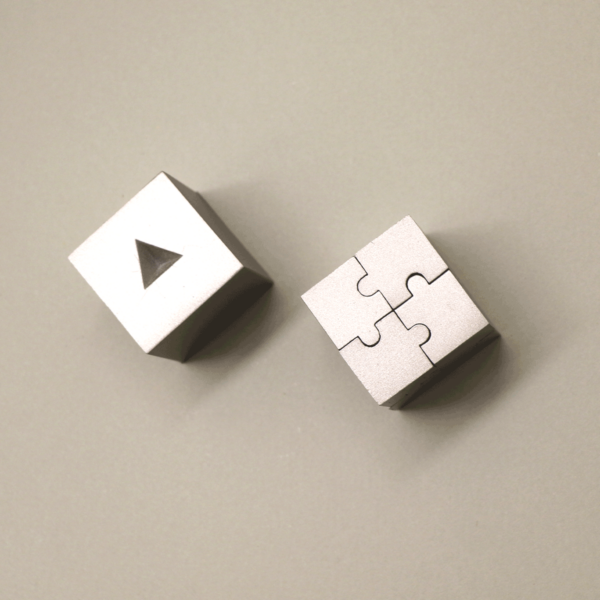 Μεταλλικό 3D παζλ κύβος - 3