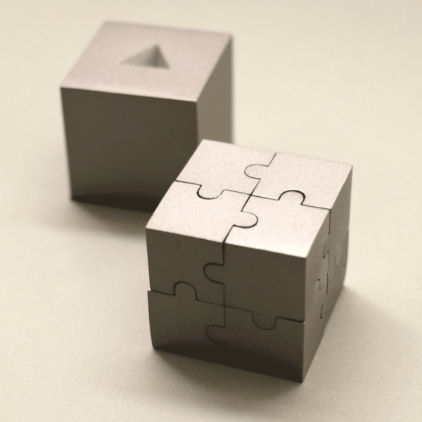 Μεταλλικό 3D παζλ κύβος - 2