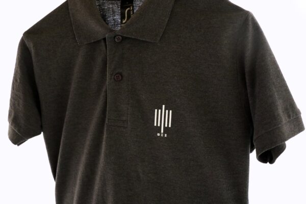 Unisex Polo μπλούζα με το σήμα της ΦΕΞ - Γκρι σκούρο - 2