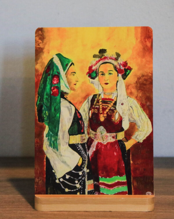 Μεταξάδες / Δύο φορεσιές - Μεταλλικό Διακοσμητικό - 1