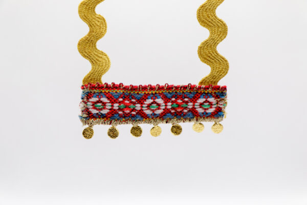 Χειροποίητο κολιέ εμπνευσμένο από φορεσιά της Θράκης - 1