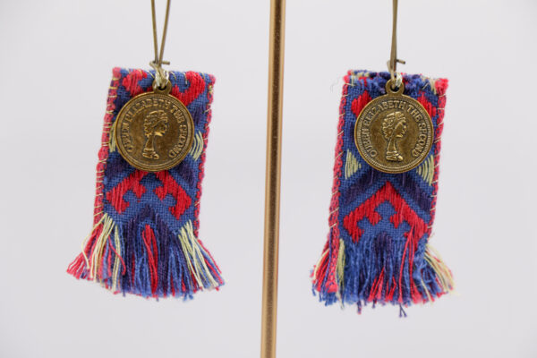 Χειροποίητα σκουλαρίκια εμπνευσμένα από φορεσιά της Θράκης - 2